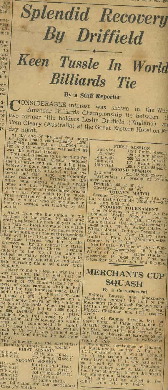 Splendid recovery By Driffield